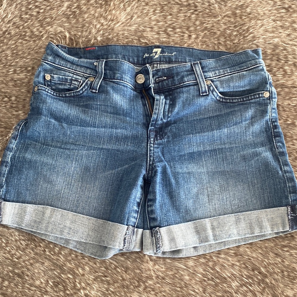 7 for all mankind Jean shorts